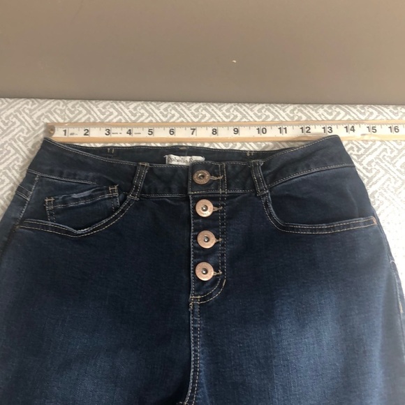 Ophelia Roe Button Fly High Waisted Skinny 10 - Picture 7 of 12